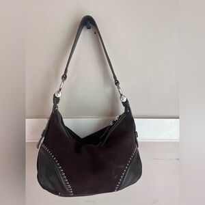 Donald J. Pliner Burgundy Shoulder Bag